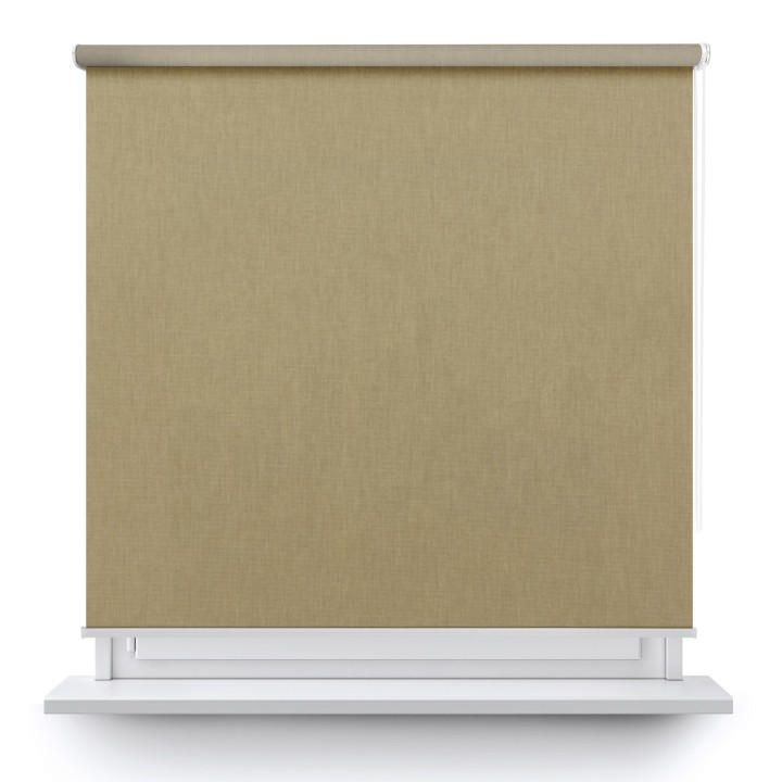 Roleta wolnowisząca Gładka Przyciemniająca Eden Ciemnobeżowa 131