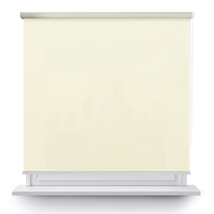 Roleta wolnowisząca Gładka Przyciemniająca Eden Biała 137