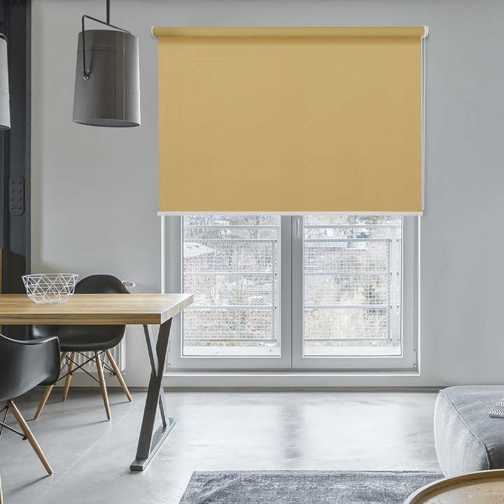 Roleta wolnowisząca Gładka Przyciemniająca Eden Beżowa 129