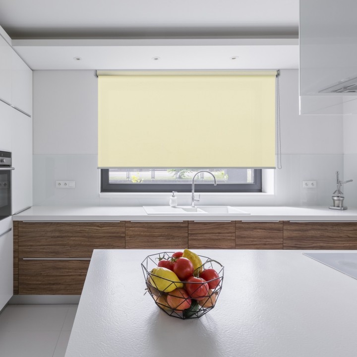 Roleta wolnowisząca Gładka Przyciemniająca Eden Kremowa 127