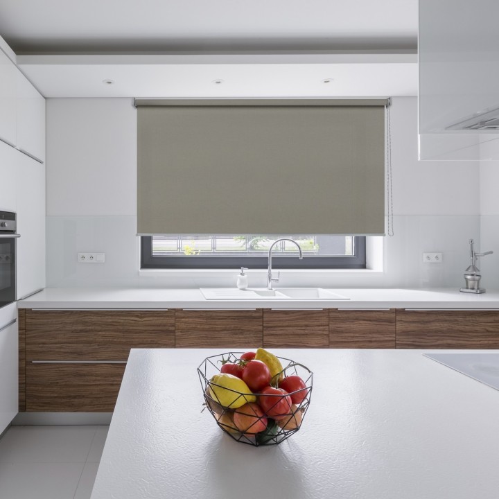 Roleta wolnowisząca Gładka Przyciemniająca Eden Jasnoszara 138