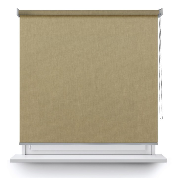 Roleta wolnowisząca Gładka Przyciemniająca Eden Ciemnobeżowa 131