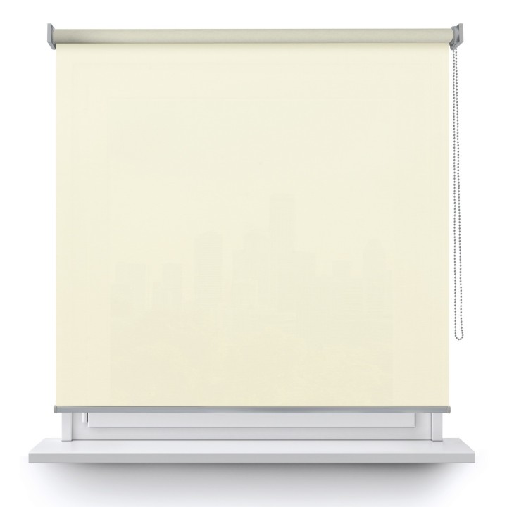Roleta wolnowisząca Gładka Przyciemniająca Eden Biała 137