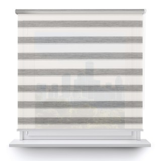 Roleta wolnowisząca Gładka Przyciemniająca Ex Paski Szara 73