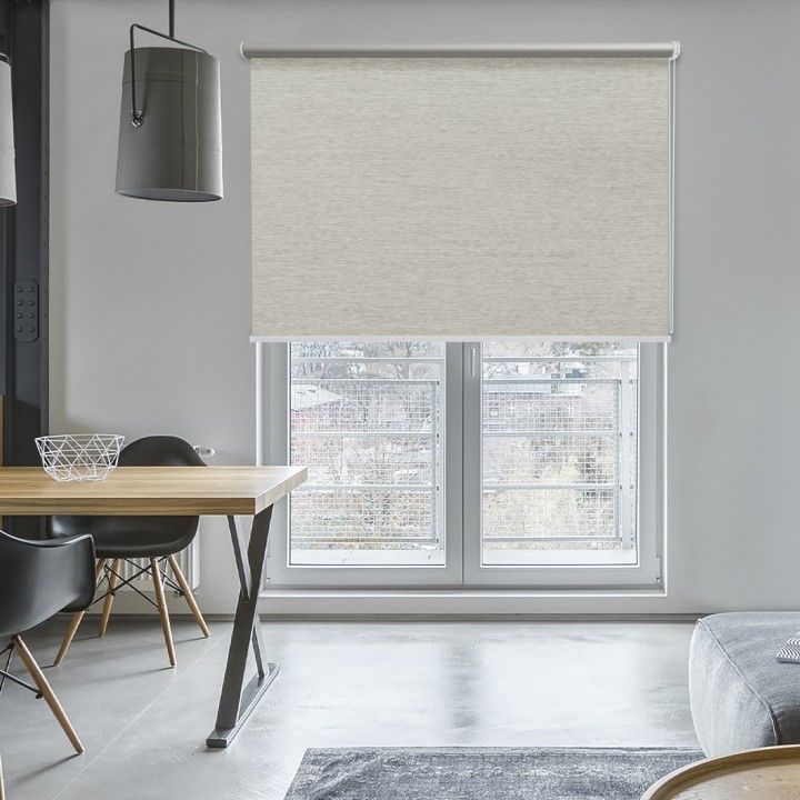 Roleta wolnowisząca Gładka Zaciemniająca EX Termo Blackout Szara 30