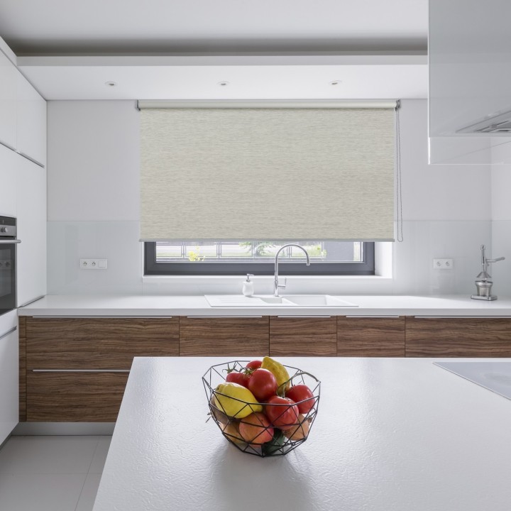 Roleta wolnowisząca Gładka Zaciemniająca EX Termo Blackout Szara 30