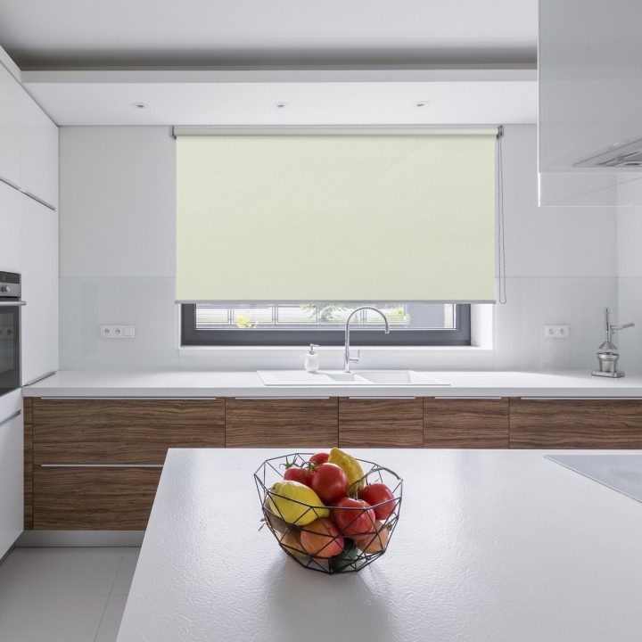 Roleta wolnowisząca Gładka Zaciemniająca EX Termo Blackout Biała 97