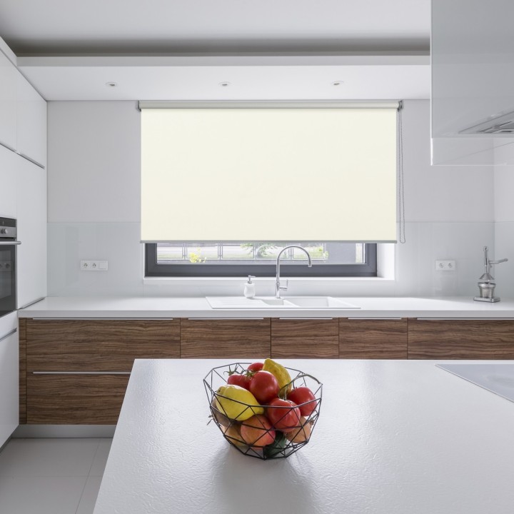 Roleta wolnowisząca Gładka Zaciemniająca EX Termo Blackout Biała 31