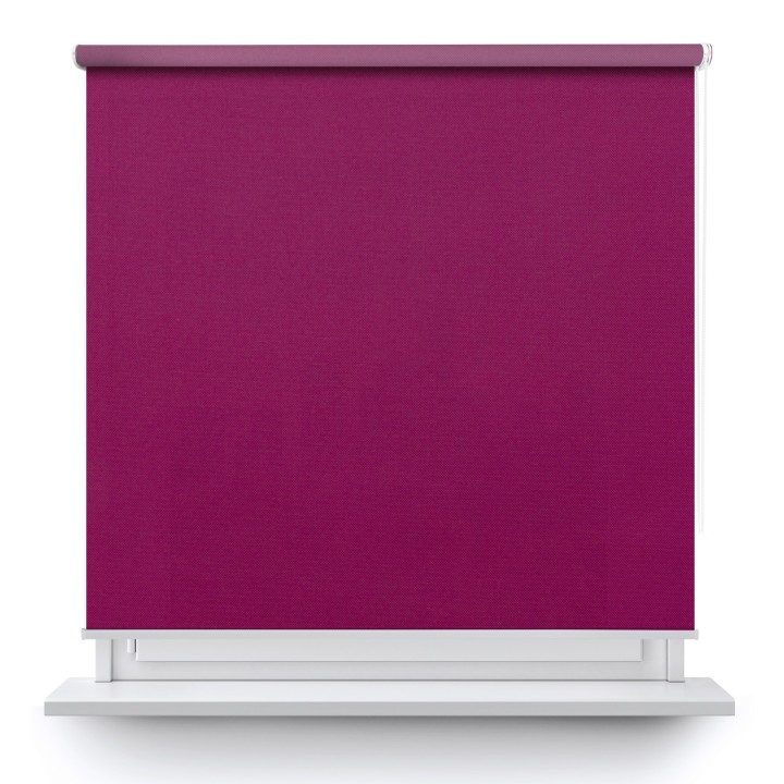 Roleta wolnowisząca Gładka Przyciemniająca Madryt Fioletowa 854