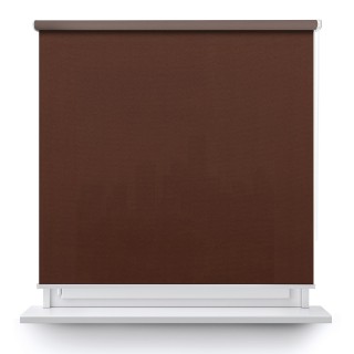 Roleta wolnowisząca Gładka Przyciemniająca Madryt Brązowa 856