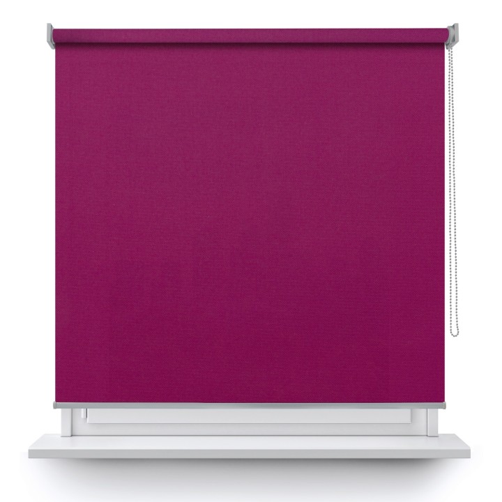 Roleta wolnowisząca Gładka Przyciemniająca Madryt Fioletowa 854