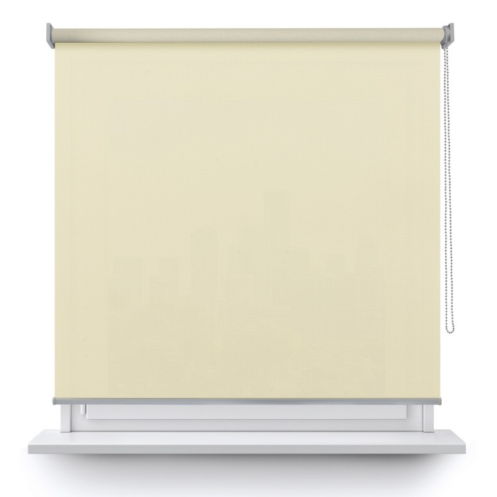 Roleta wolnowisząca Gładka Przyciemniająca Madryt Biała 850