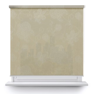Roleta wolnowisząca Gładka Przyciemniająca Magnolia Jasnobeżowa 404