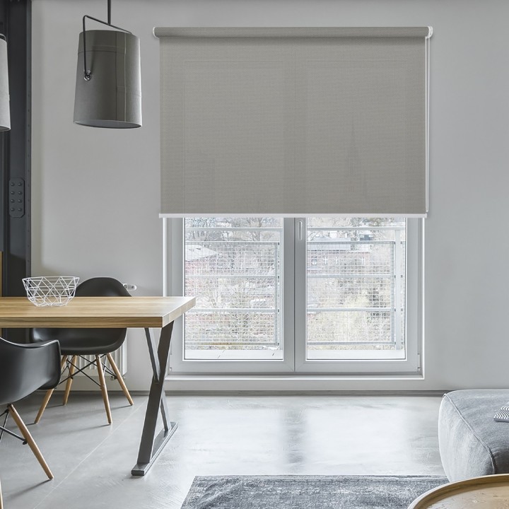 Roleta wolnowisząca Gładka Przyciemniająca Royal Popielata 815