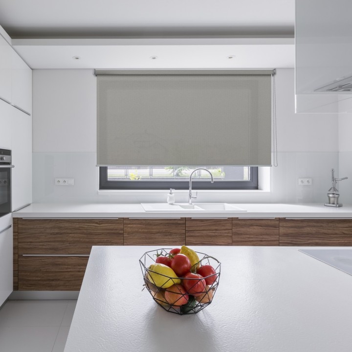 Roleta wolnowisząca Gładka Przyciemniająca Royal Popielata 815