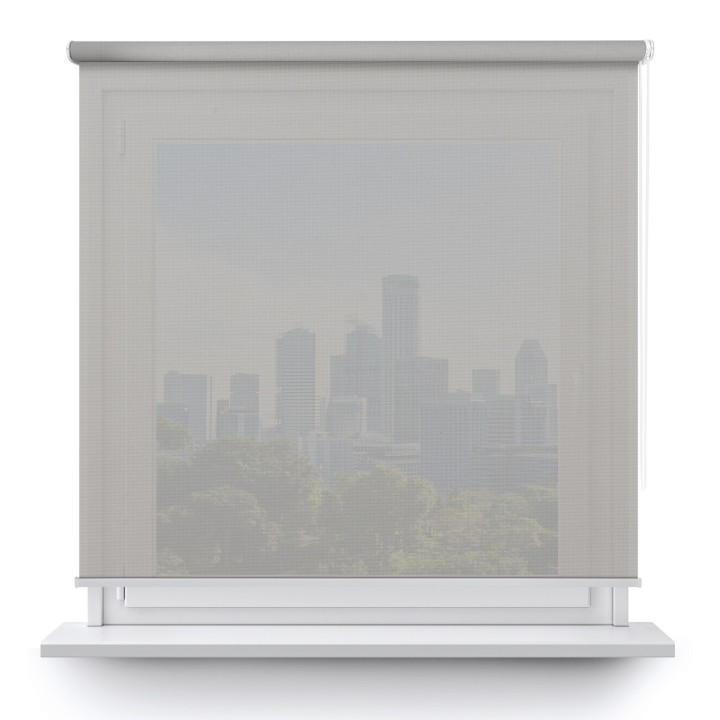 Roleta wolnowisząca Gładka Przyciemniająca Screen Szara 205