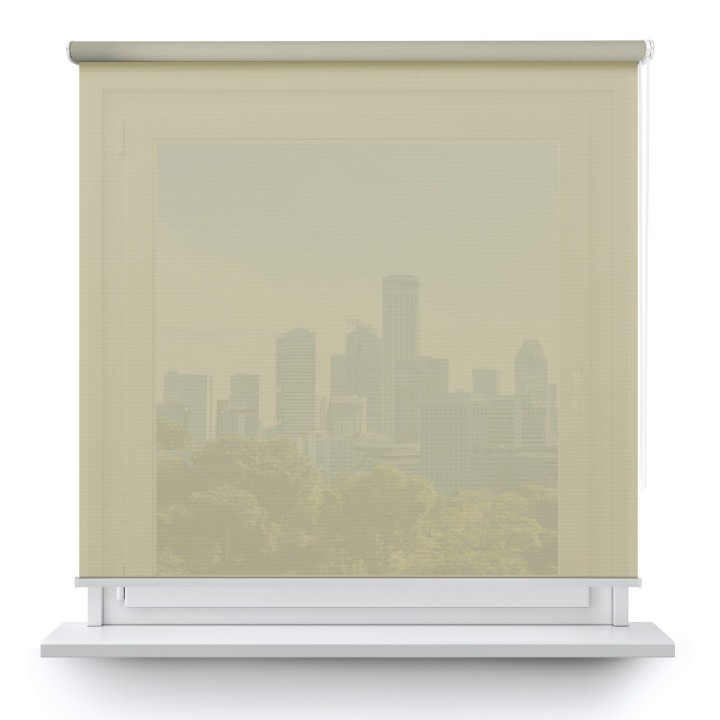 Roleta wolnowisząca Gładka Przyciemniająca Screen Kremowa 202