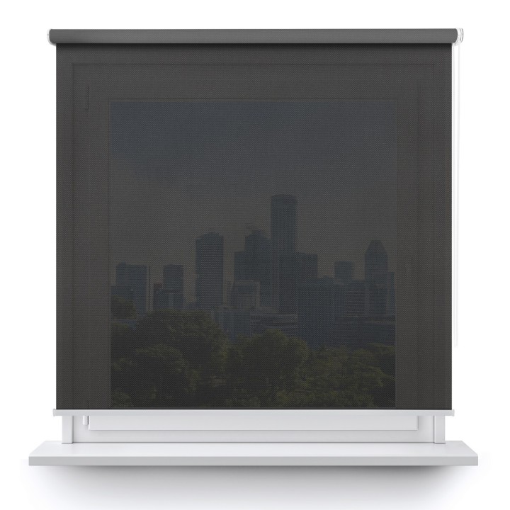 Roleta wolnowisząca Gładka Przyciemniająca Screen Czarna 211