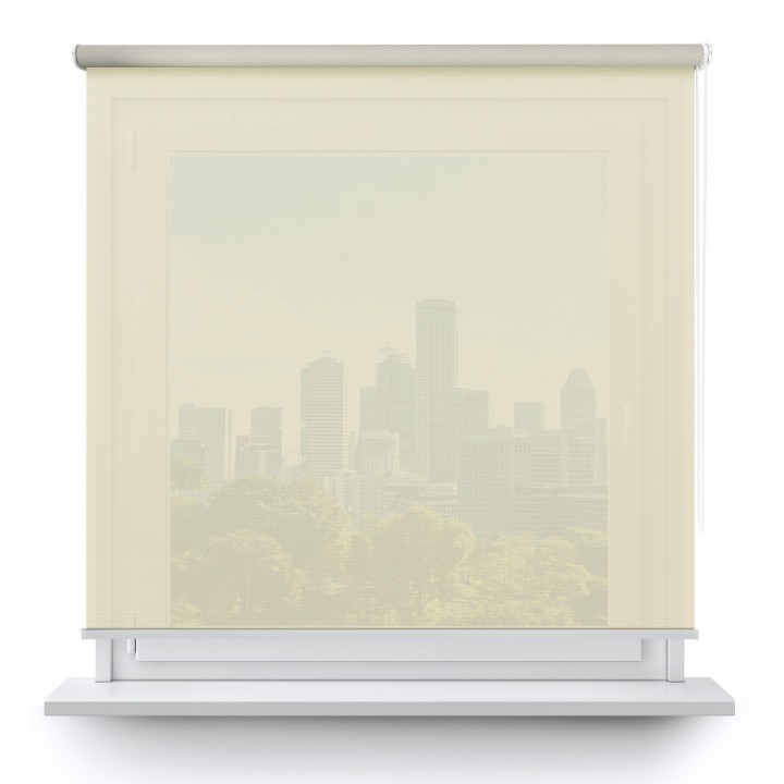 Roleta wolnowisząca Gładka Przyciemniająca Screen Biała 2001