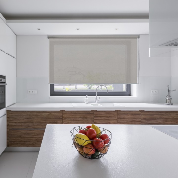 Roleta wolnowisząca Gładka Przyciemniająca Screen Szara 203