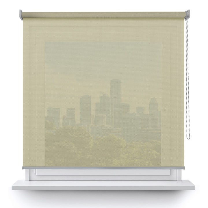 Roleta wolnowisząca Gładka Przyciemniająca Screen Kremowa 202