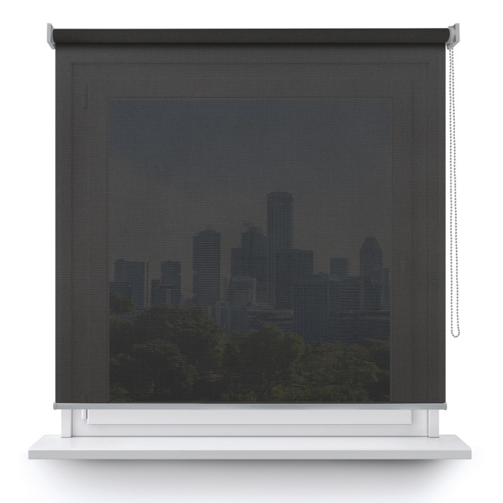 Roleta wolnowisząca Gładka Przyciemniająca Screen Czarna 211