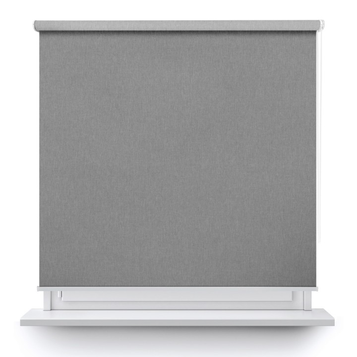 Roleta wolnowisząca Gładka Przyciemniająca Termo Zaciemniająca Szara 505