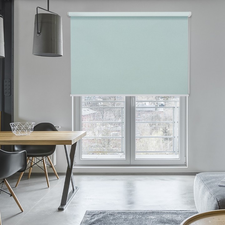 Roleta wolnowisząca Gładka Przyciemniająca Termo Zaciemniająca Miętowa 843