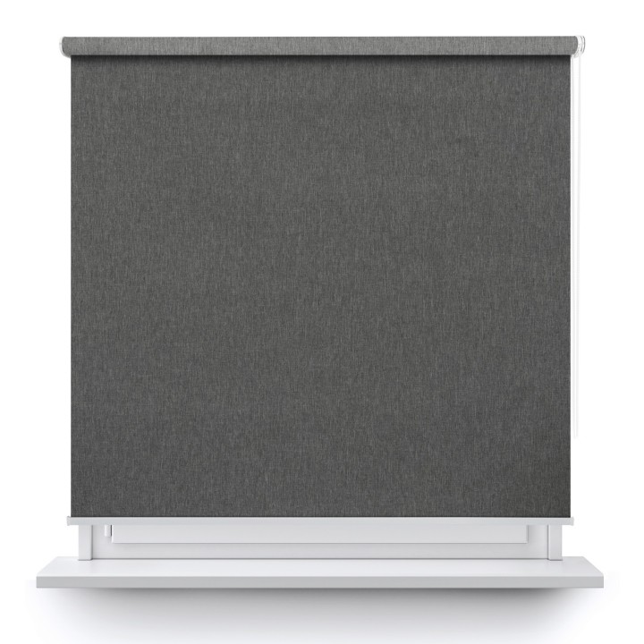 Roleta wolnowisząca Gładka Przyciemniająca Termo Zaciemniająca Szara 842