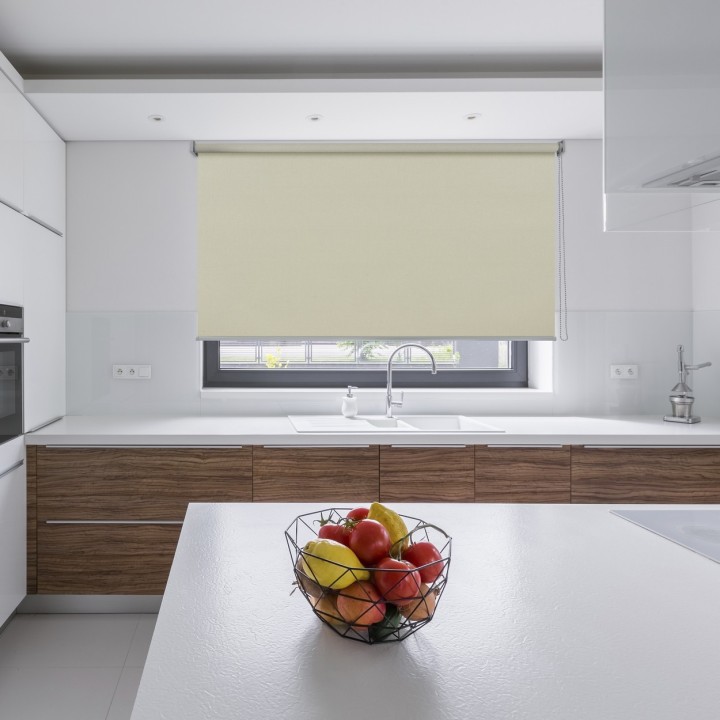 Roleta wolnowisząca Gładka Przyciemniająca Termo Zaciemniająca Beżowa 7686