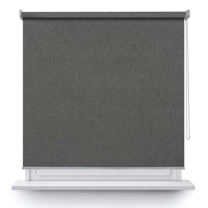 Roleta wolnowisząca Gładka Przyciemniająca Termo Zaciemniająca Szara 842