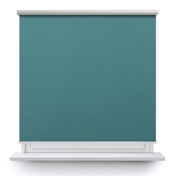 Roleta wolnowisząca Gładka Zaciemniająca Termo Zaciemniająca Turkusowa 303