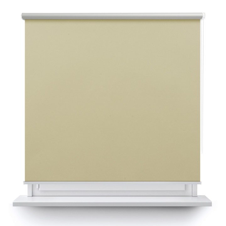 Roleta wolnowisząca Gładka Zaciemniająca Termo Zaciemniająca Kremowa 56