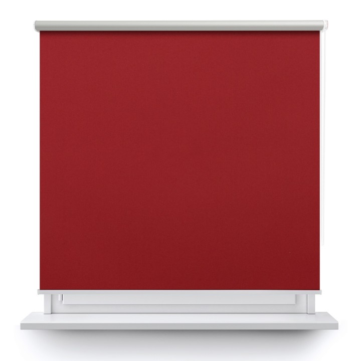 Roleta wolnowisząca Gładka Zaciemniająca Termo Zaciemniająca Czerwona 306