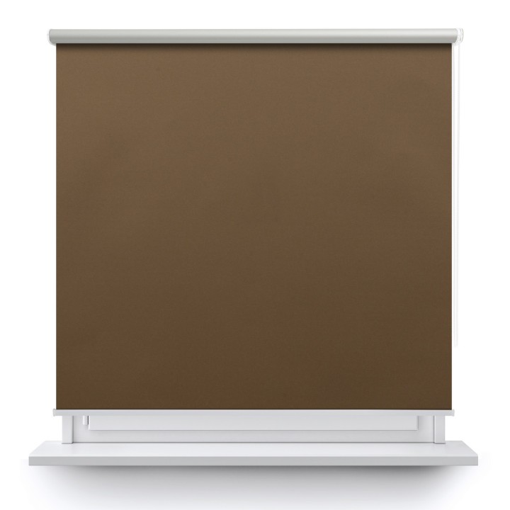 Roleta wolnowisząca Gładka Zaciemniająca Termo Zaciemniająca Brązowa 301