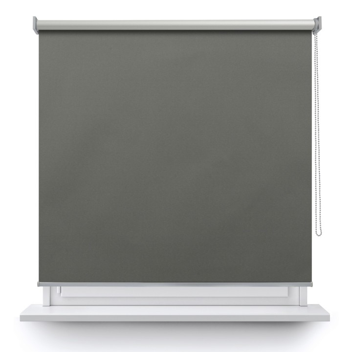 Roleta wolnowisząca Gładka Zaciemniająca Termo Zaciemniająca Ciemnoszara 61