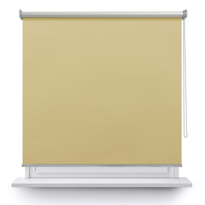 Roleta wolnowisząca Gładka Zaciemniająca Termo Zaciemniająca Żółta 057