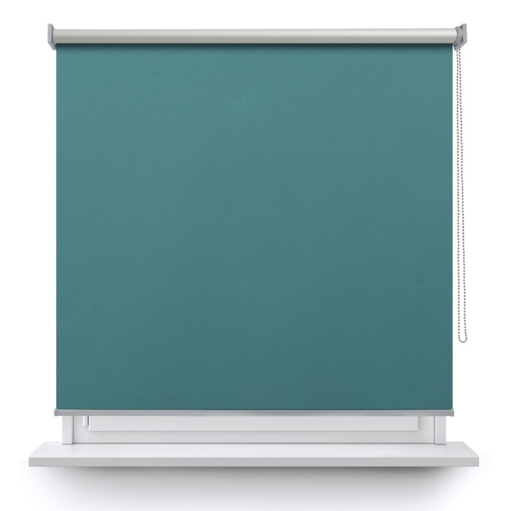 Roleta wolnowisząca Gładka Zaciemniająca Termo Zaciemniająca Turkusowa 303
