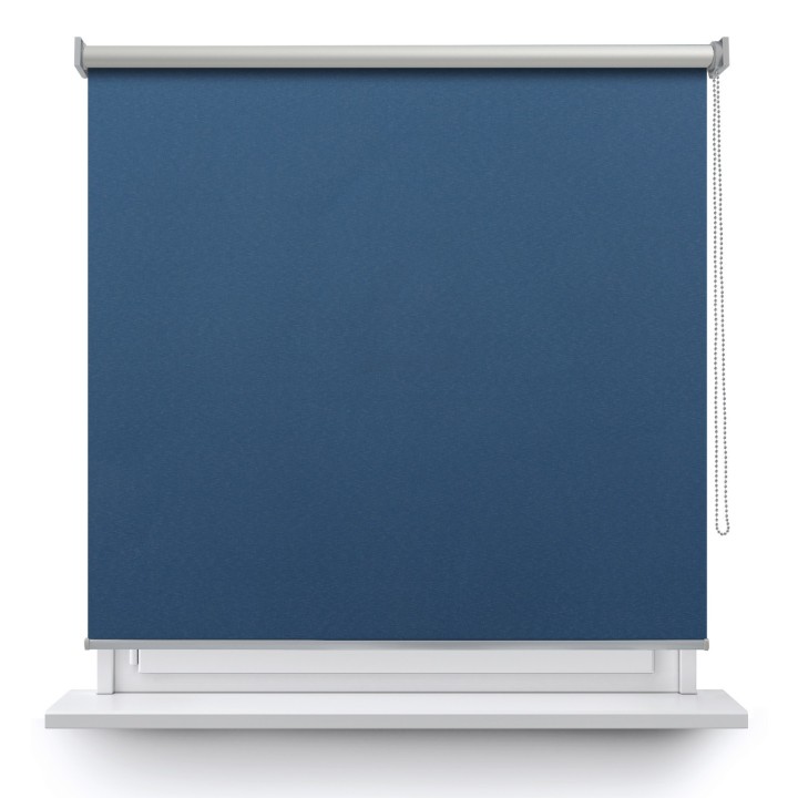 Roleta wolnowisząca Gładka Zaciemniająca Termo Zaciemniająca Niebieska 304