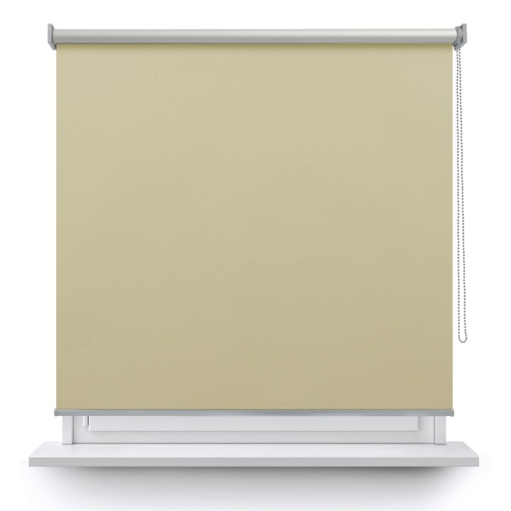 Roleta wolnowisząca Gładka Zaciemniająca Termo Zaciemniająca Kremowa 56