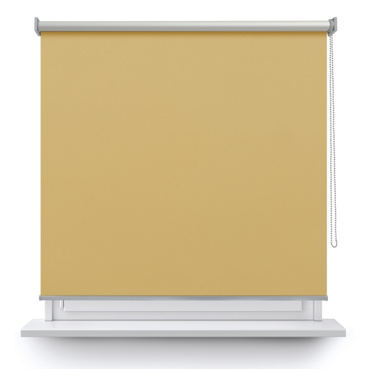 Roleta wolnowisząca Gładka Zaciemniająca Termo Zaciemniająca Jasnopomarańczowa 058