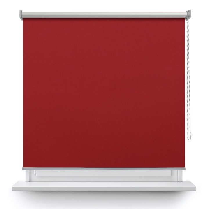 Roleta wolnowisząca Gładka Zaciemniająca Termo Zaciemniająca Czerwona 306