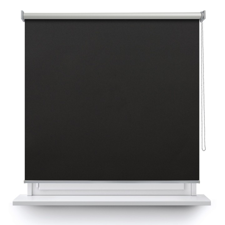 Roleta wolnowisząca Gładka Zaciemniająca Termo Zaciemniająca Czarna 305