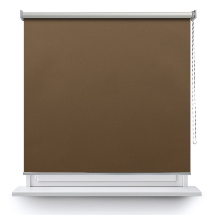 Roleta wolnowisząca Gładka Zaciemniająca Termo Zaciemniająca Brązowa 301