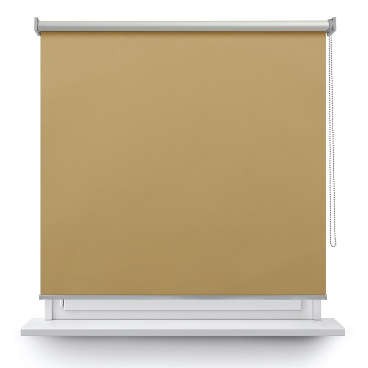 Roleta wolnowisząca Gładka Zaciemniająca Termo Zaciemniająca Beżowa 53