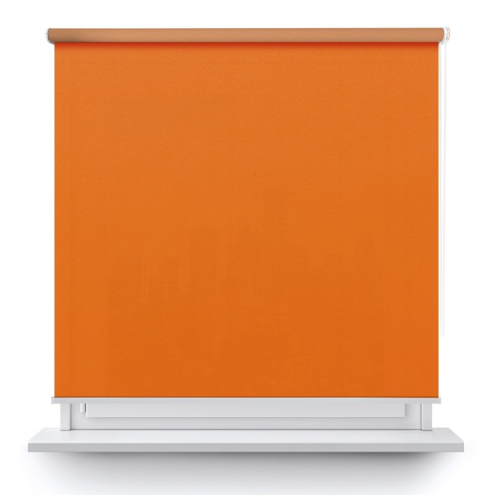 Roleta wolnowisząca Gładka Przyciemniająca Gładka Pomarańczowa 1865