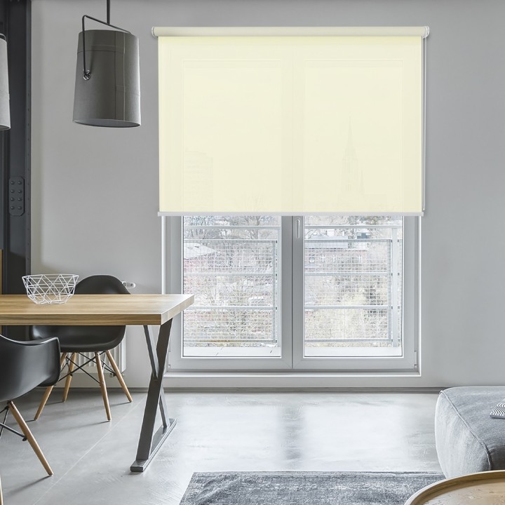 Roleta wolnowisząca Gładka Przyciemniająca Gładka Kremowa Gl02