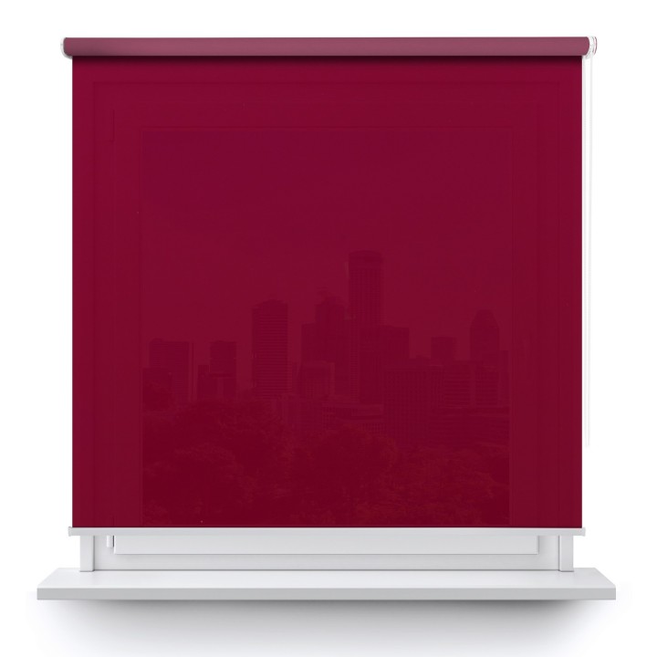 Roleta wolnowisząca Gładka Przyciemniająca Gładka Czerwona 505