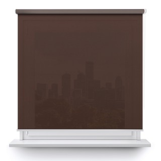 Roleta wolnowisząca Gładka Przyciemniająca Gładka Brązowa 524