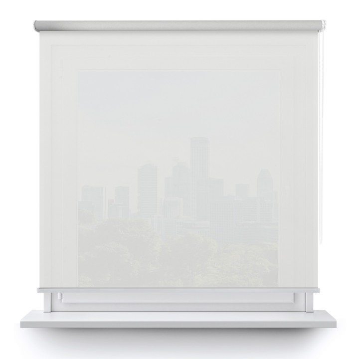 Roleta wolnowisząca Gładka Przyciemniająca Gładka Biała 530